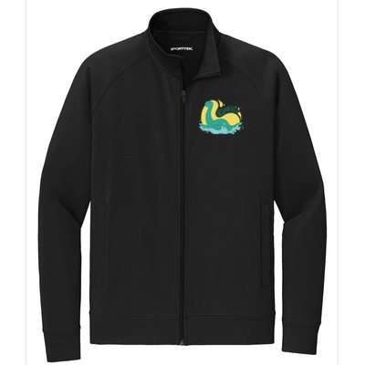 Aquarius Dinosaur Stretch Full-Zip Cadet Jacket