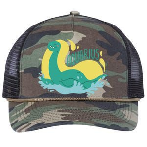 Aquarius Dinosaur Retro Rope Trucker Hat Cap