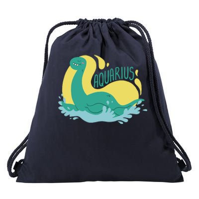 Aquarius Dinosaur Drawstring Bag