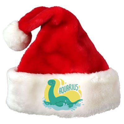 Aquarius Dinosaur Premium Christmas Santa Hat