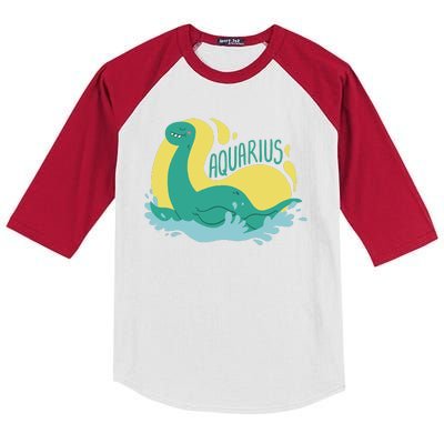 Aquarius Dinosaur Kids Colorblock Raglan Jersey