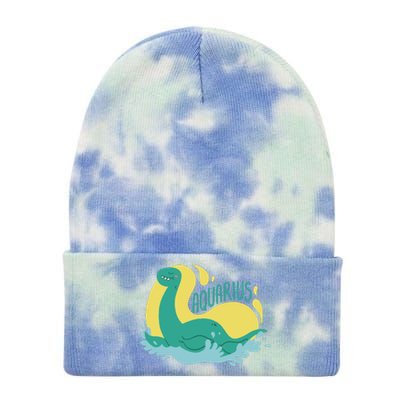 Aquarius Dinosaur Tie Dye 12in Knit Beanie