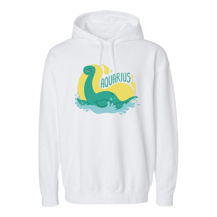 Aquarius Dinosaur Garment-Dyed Fleece Hoodie