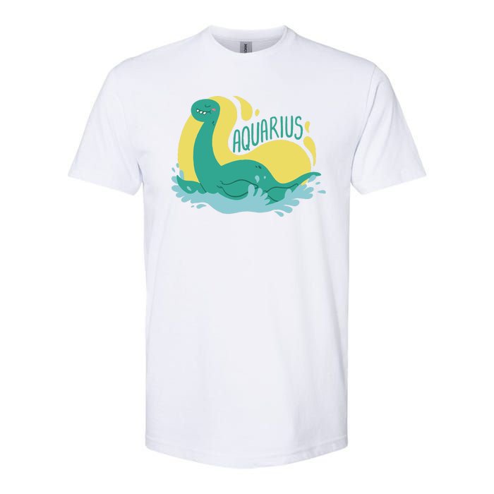 Aquarius Dinosaur Softstyle CVC T-Shirt