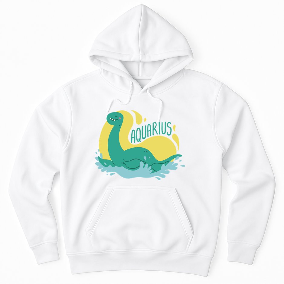 Aquarius Dinosaur Hoodie