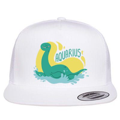 Aquarius Dinosaur Flat Bill Trucker Hat