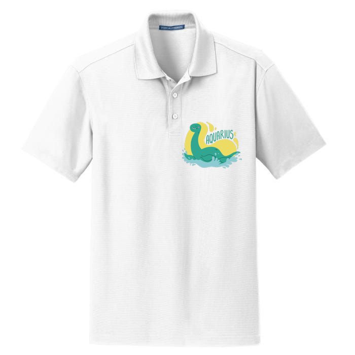 Aquarius Dinosaur Dry Zone Grid Polo