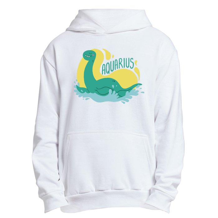 Aquarius Dinosaur Urban Pullover Hoodie