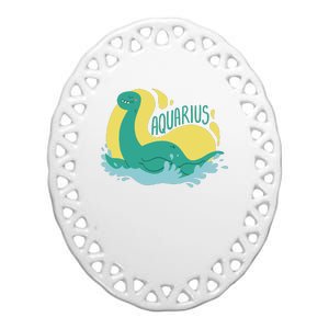 Aquarius Dinosaur Ceramic Oval Ornament