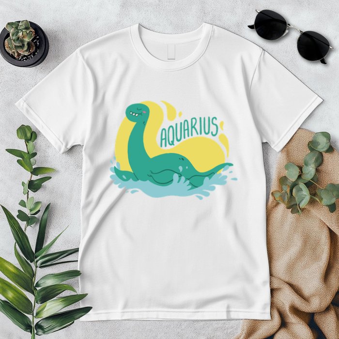 Aquarius Dinosaur Premium T-Shirt