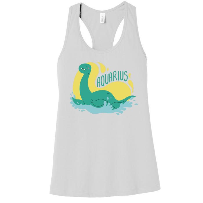 Aquarius Dinosaur Women's Racerback Tank