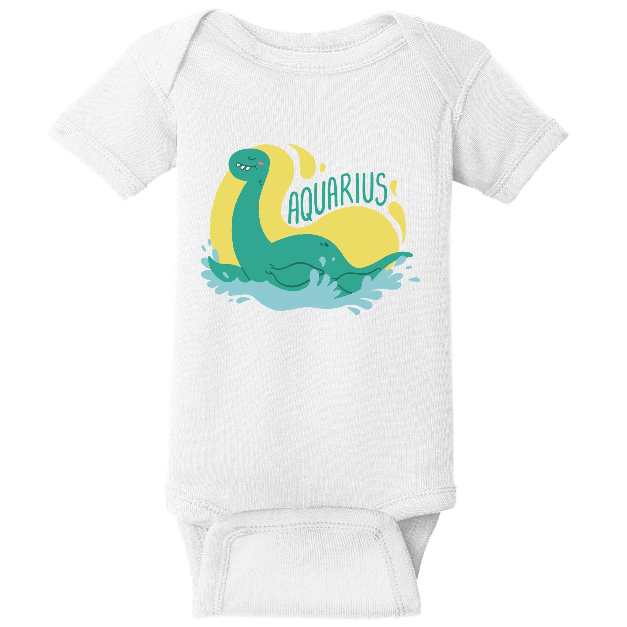 Aquarius Dinosaur Baby Bodysuit
