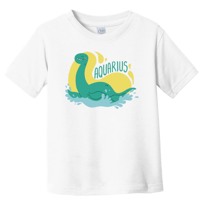 Aquarius Dinosaur Toddler T-Shirt