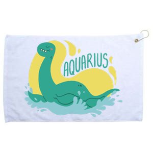 Aquarius Dinosaur Grommeted Golf Towel