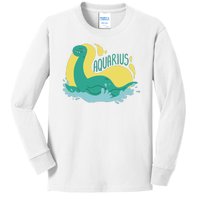 Aquarius Dinosaur Kids Long Sleeve Shirt