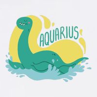 Aquarius Dinosaur Kids T-Shirt