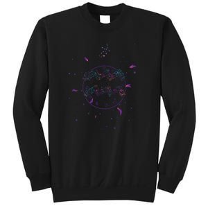 Aquarius Floral Zodiac Sweatshirt