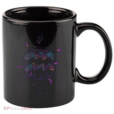 Aquarius Floral Zodiac 11oz C Handle Ceramic Mug