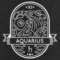 Aquarius Zodiac Symbol Design 25L Jumbo Tote