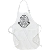 Aquarius Zodiac Symbol Design Full-Length Apron With Pockets