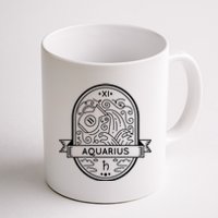 Aquarius Zodiac Symbol Design Coffee Mug