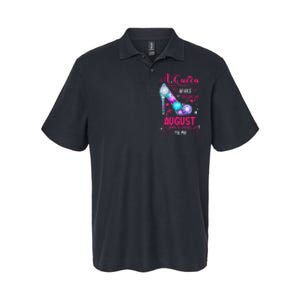 A Queen Was Born In August Birthday Softstyle Adult Sport Polo