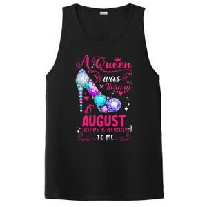 A Queen Was Born In August Birthday PosiCharge Competitor Tank