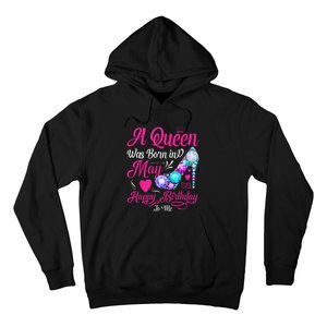 A Queen Was Born In May Birthday Costume Hoodie