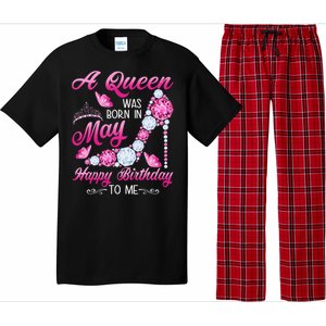 A Queen Was Born In May Birthday Costume For Wo Pajama Set