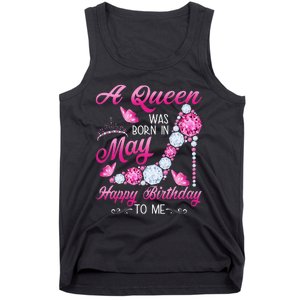 A Queen Was Born In May Birthday Costume For Wo Tank Top