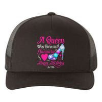 A Queen Was Born In January Happy Birthday Woman special Yupoong Adult 5-Panel Trucker Hat