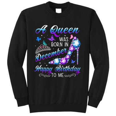 A queen was born in December Birthday Quote December Sweatshirt