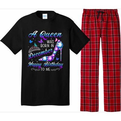 A queen was born in December Birthday Quote December Pajama Set