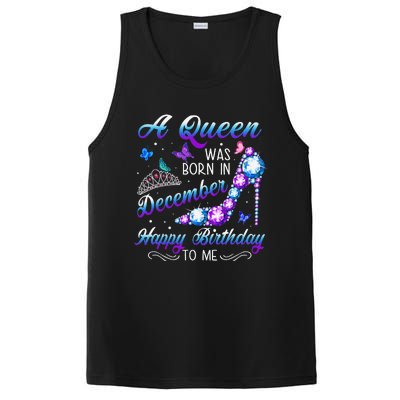 A queen was born in December Birthday Quote December PosiCharge Competitor Tank