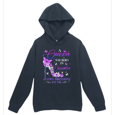 A Queen Was Born In December Happy Birthday To Me High Heel Urban Pullover Hoodie