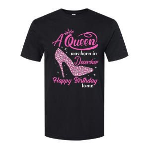 A Queen was Born In December Happy Birthday to me Softstyle® CVC T-Shirt