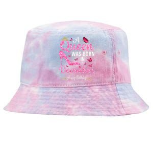 A Queen Was Born In December Happy Birthday Wo Tie-Dyed Bucket Hat