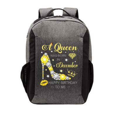 A Queen Was Born In December-Glitter Diamond--Shoes-Birthday Vector Backpack