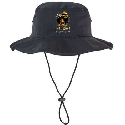 A Queen Was Born In August Black Birthday Afro Woman Legacy Cool Fit Booney Bucket Hat