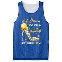 A Queen Was Born In August Happy Birthday To Me Diamond Gift Mesh Reversible Basketball Jersey Tank