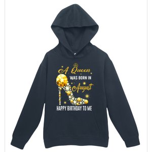 A Queen Was Born In August Happy Birthday To Me Diamond Gift Urban Pullover Hoodie