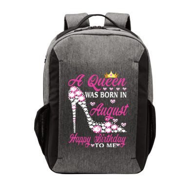 A Queen Was Born In August Happy Birthday To Me High Heel Vector Backpack