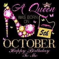 A Queen Was Born In October 5th Happy Birthday To Me 5 Mesh Reversible Basketball Jersey Tank