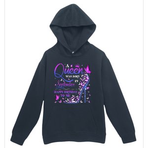 A Queen Was Born In September Happy Birthday To Me Urban Pullover Hoodie