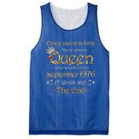 A Queen Was Born In September 1976 Gift Mesh Reversible Basketball Jersey Tank