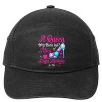 A Queen Was Born In May Happy Birthday To Me 7-Panel Snapback Hat