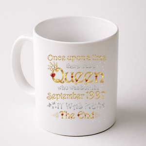 A Queen Was Born In September 1997 Funny Gift Coffee Mug