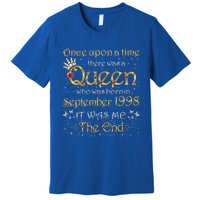 A Queen Was Born In September 1998 Gift Premium T-Shirt