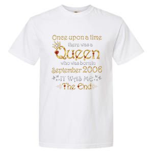 A Queen Was Born In September 2006 Gift Garment-Dyed Heavyweight T-Shirt