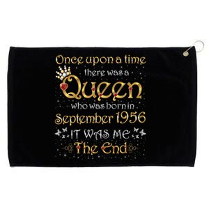 A Queen Was Born In September 1956 Gift Grommeted Golf Towel